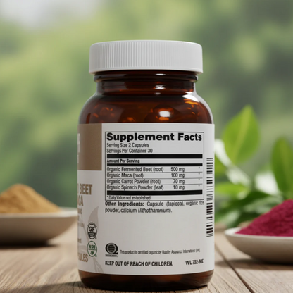 Vital Root - Premium Fermented Beet & Maca for Daily Vitality & Balance Support